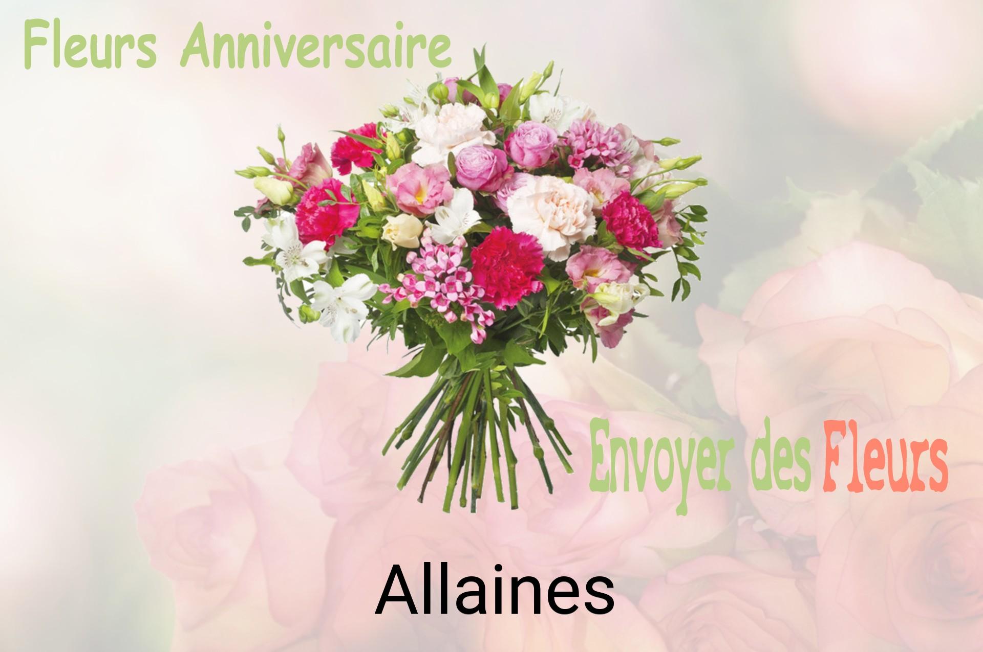 Bouquet de fleurs d’anniversaire livré à Allaines