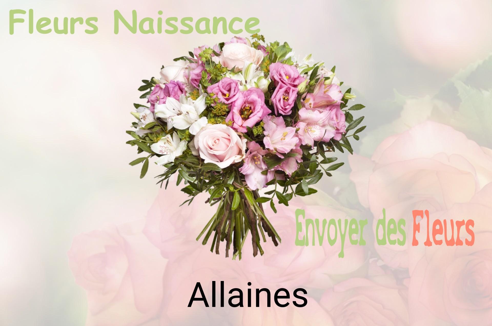 Bouquet de fleurs de naissance livré à Allaines
